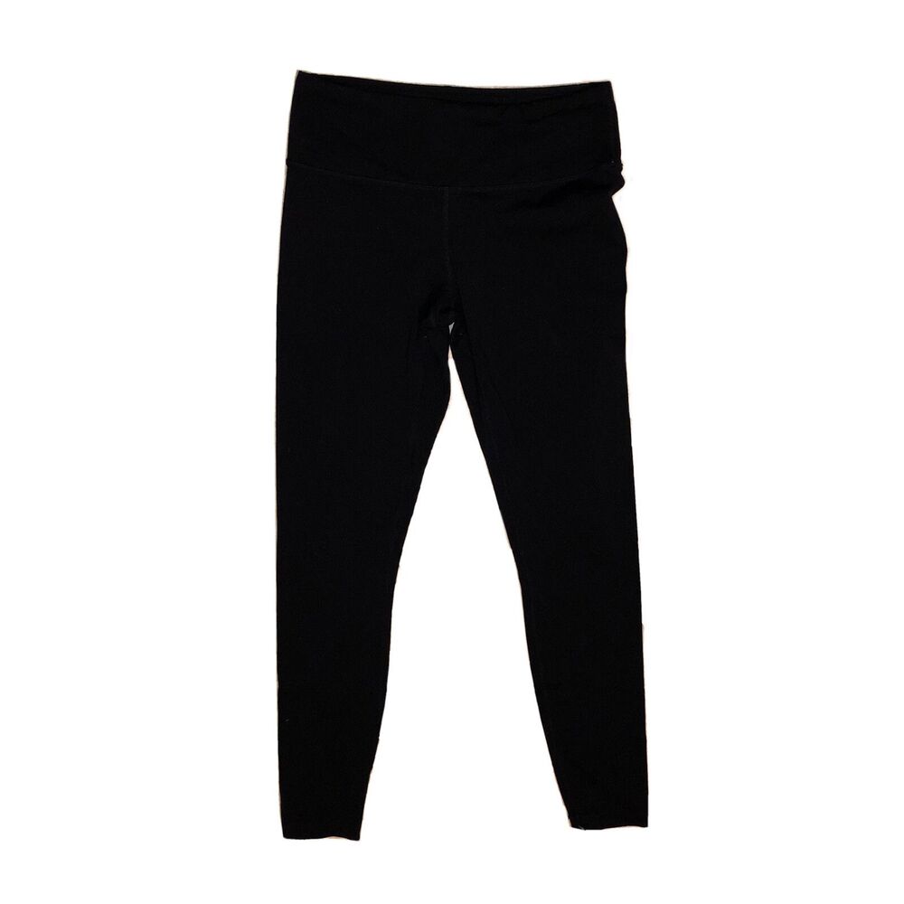 prAna Womens Leggings Black Yoga Pants  Waist 26” Inseam 27" Small S13